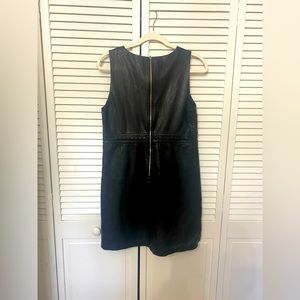 Pleather mini dress!